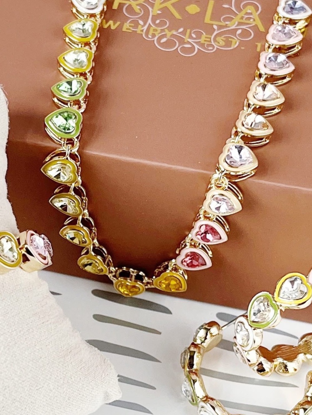 Park Lane Candy Hearts Necklace NWT